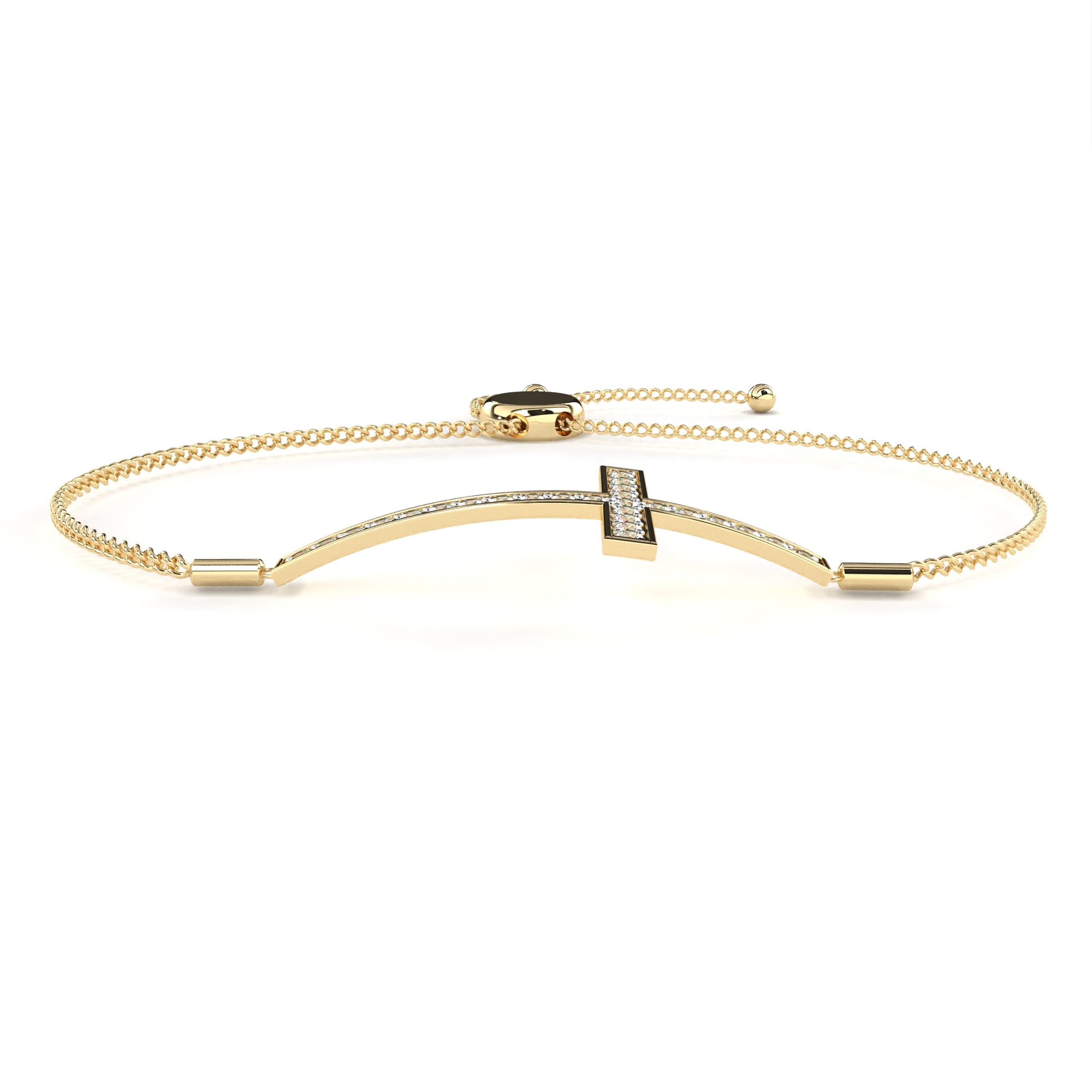 Solitairekart 0.33ct Round Cut Natural Diamond Bracelet-HI Color. VS-SI Clarity